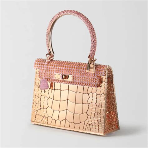 rose gold kelly bag.